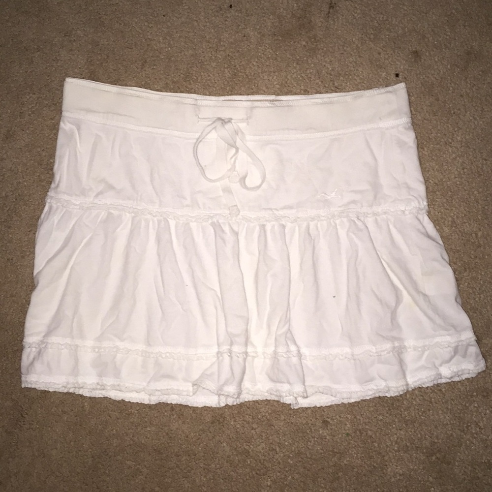 Hollister Girls White Skirt